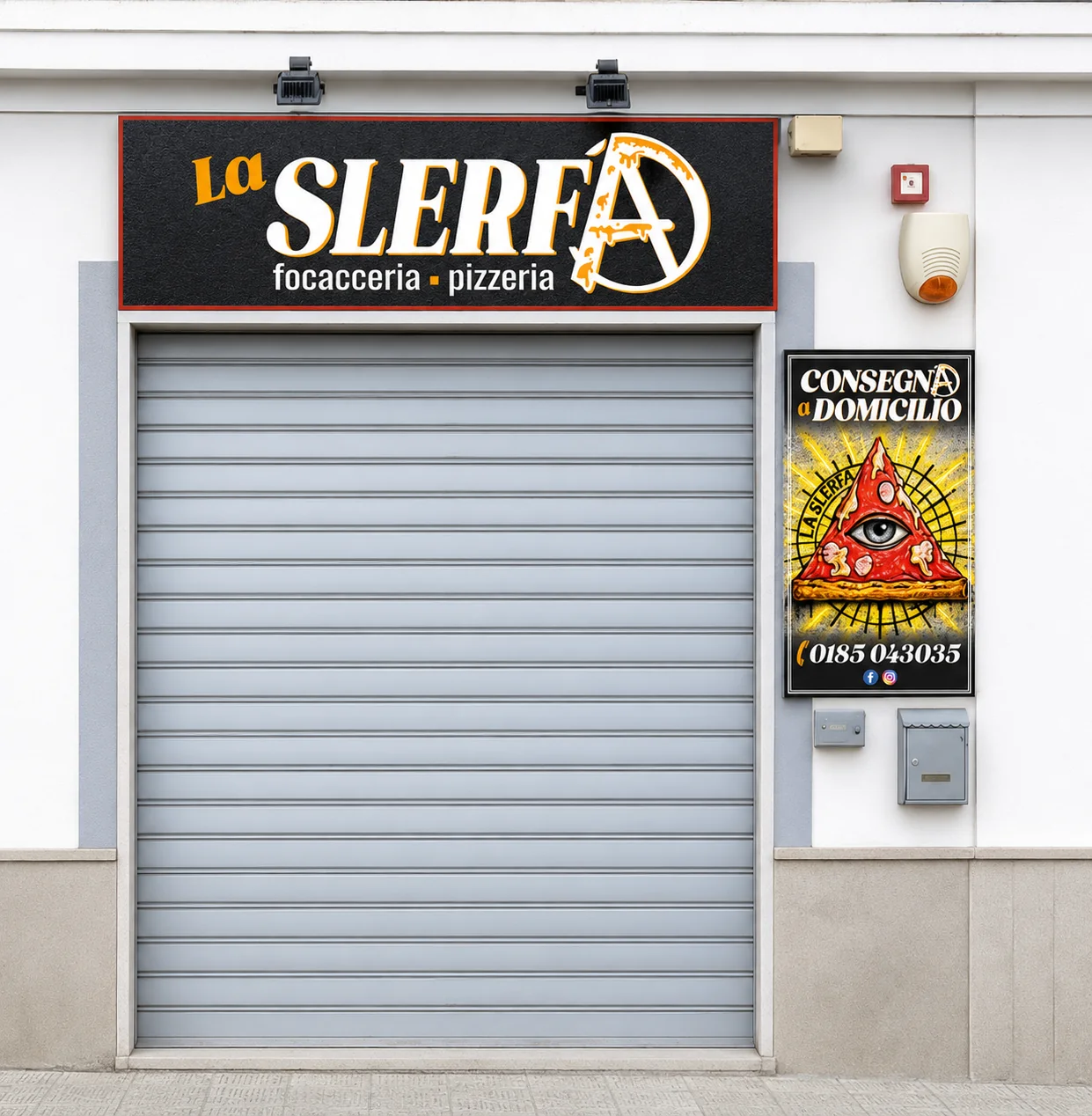 Eingang von La Slerfa in Sestri Levante